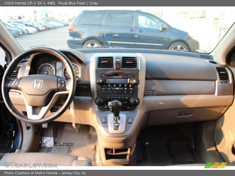 Royal Blue Pearl / Gray 2009 Honda CR-V EX-L 4WD