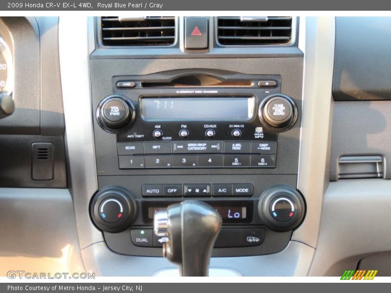 Royal Blue Pearl / Gray 2009 Honda CR-V EX-L 4WD