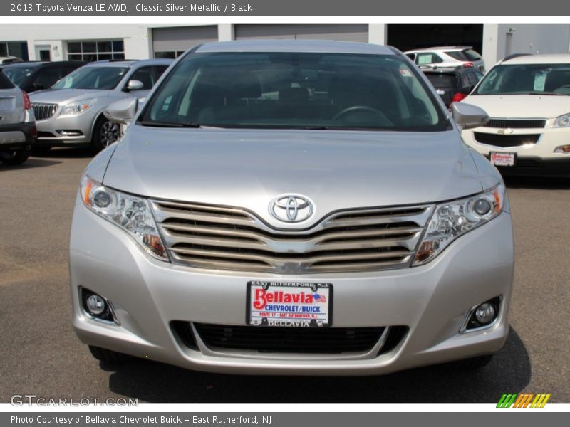 Classic Silver Metallic / Black 2013 Toyota Venza LE AWD