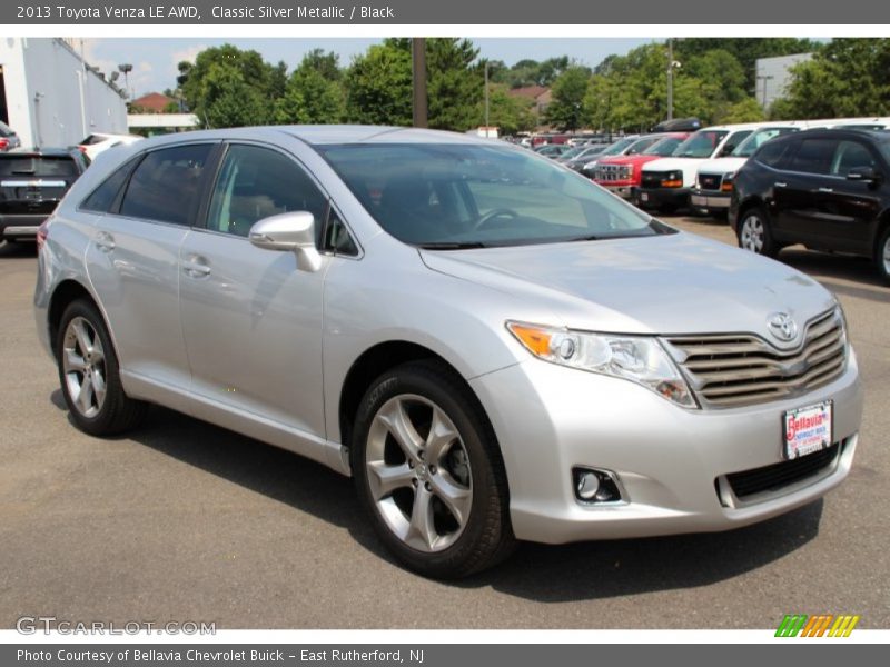 Classic Silver Metallic / Black 2013 Toyota Venza LE AWD