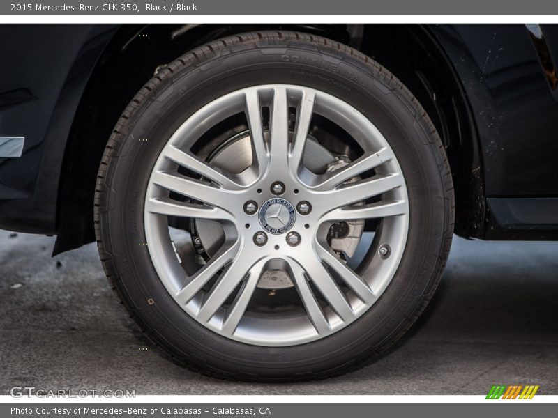 Black / Black 2015 Mercedes-Benz GLK 350