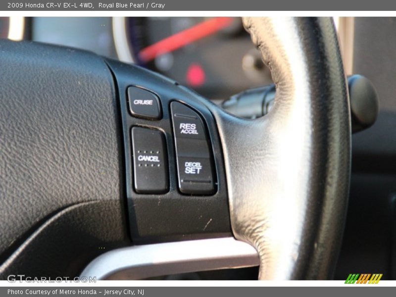 Royal Blue Pearl / Gray 2009 Honda CR-V EX-L 4WD