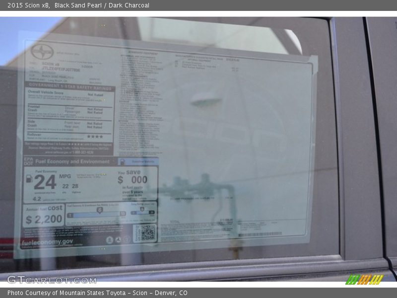 Black Sand Pearl / Dark Charcoal 2015 Scion xB