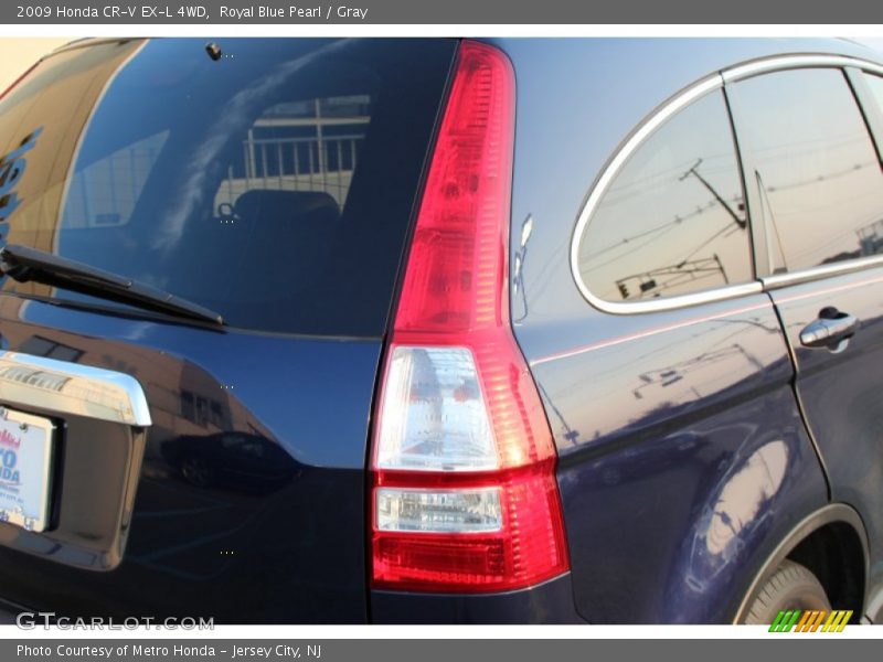 Royal Blue Pearl / Gray 2009 Honda CR-V EX-L 4WD