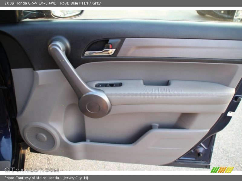 Royal Blue Pearl / Gray 2009 Honda CR-V EX-L 4WD