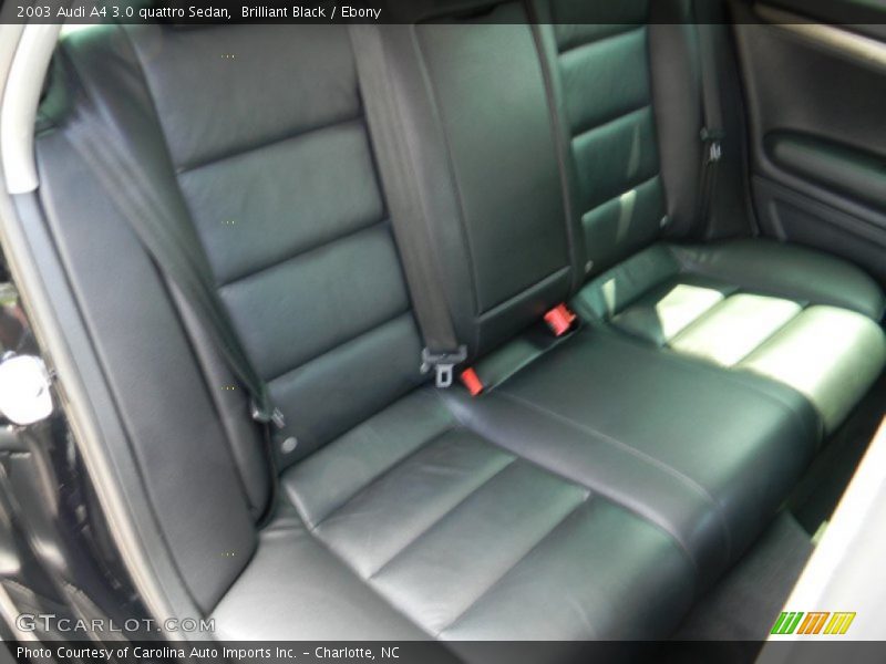 Brilliant Black / Ebony 2003 Audi A4 3.0 quattro Sedan