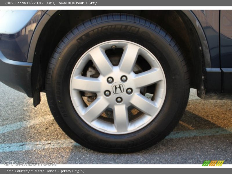 Royal Blue Pearl / Gray 2009 Honda CR-V EX-L 4WD