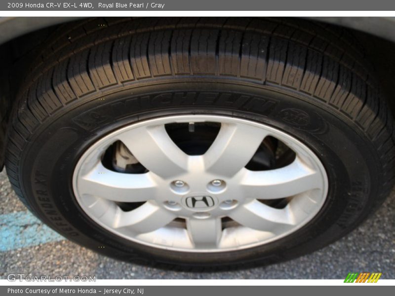 Royal Blue Pearl / Gray 2009 Honda CR-V EX-L 4WD