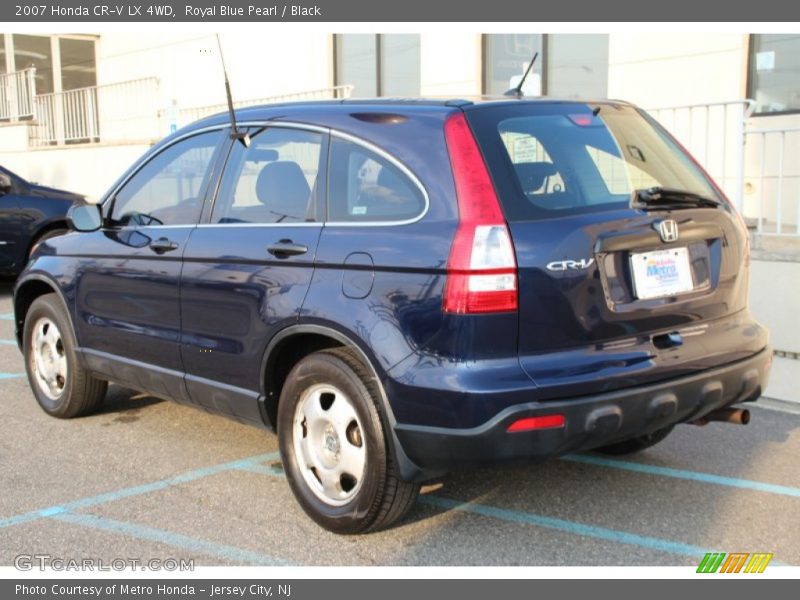 Royal Blue Pearl / Black 2007 Honda CR-V LX 4WD
