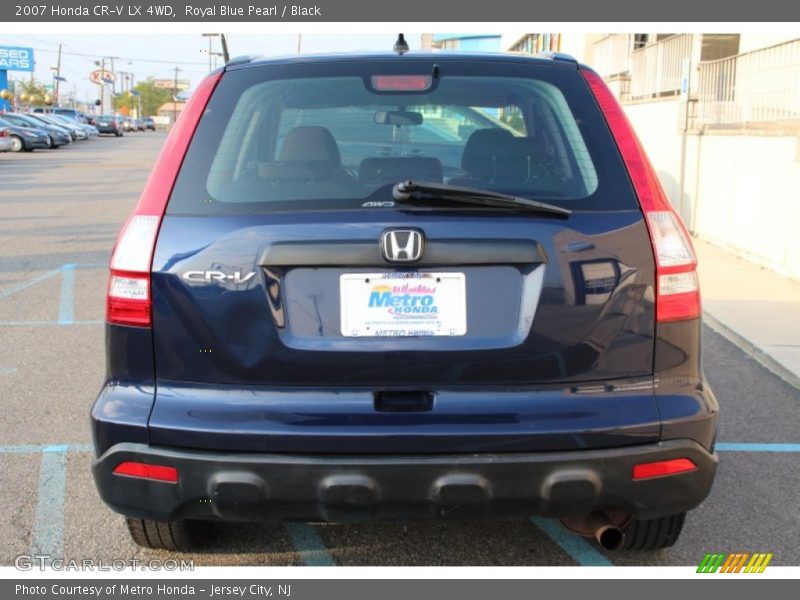 Royal Blue Pearl / Black 2007 Honda CR-V LX 4WD
