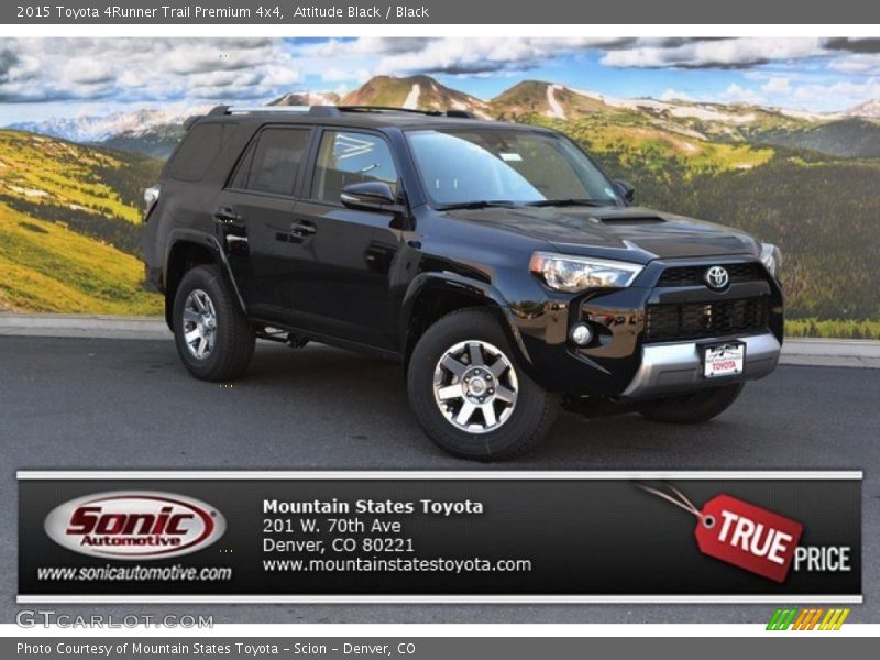 Attitude Black / Black 2015 Toyota 4Runner Trail Premium 4x4