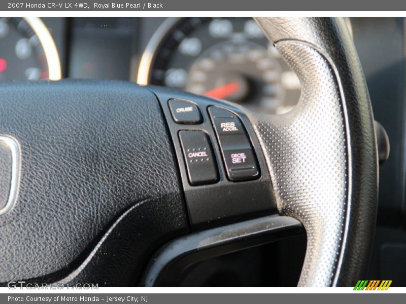 Royal Blue Pearl / Black 2007 Honda CR-V LX 4WD