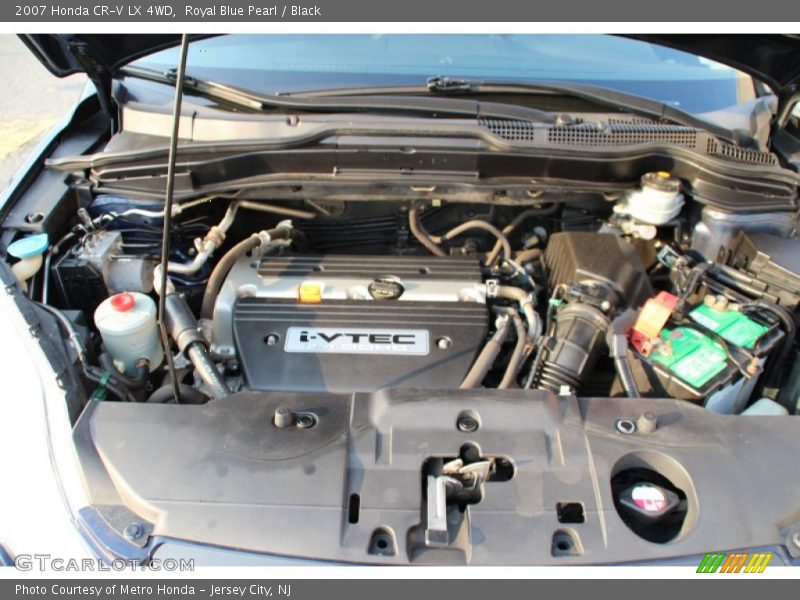 Royal Blue Pearl / Black 2007 Honda CR-V LX 4WD