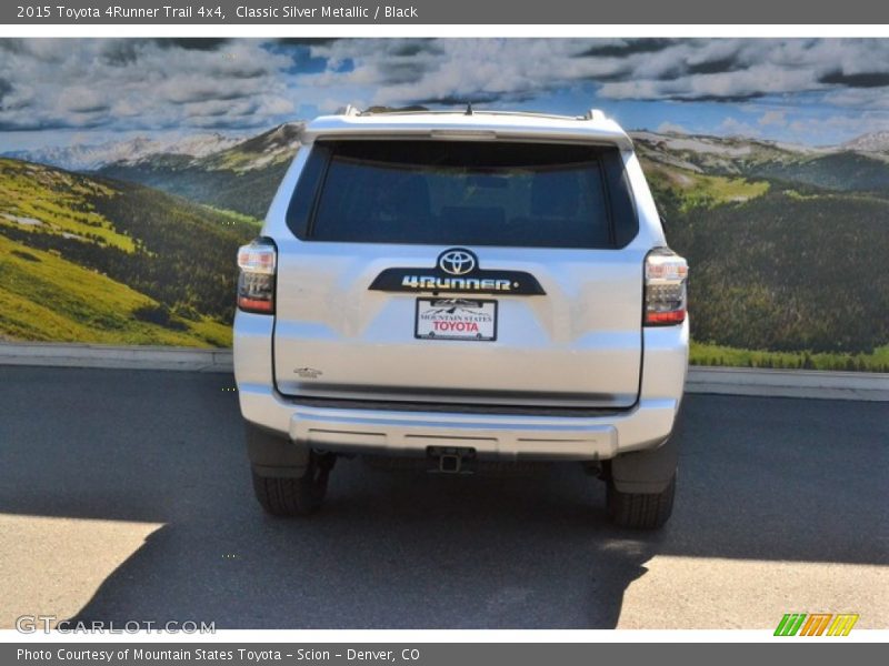 Classic Silver Metallic / Black 2015 Toyota 4Runner Trail 4x4