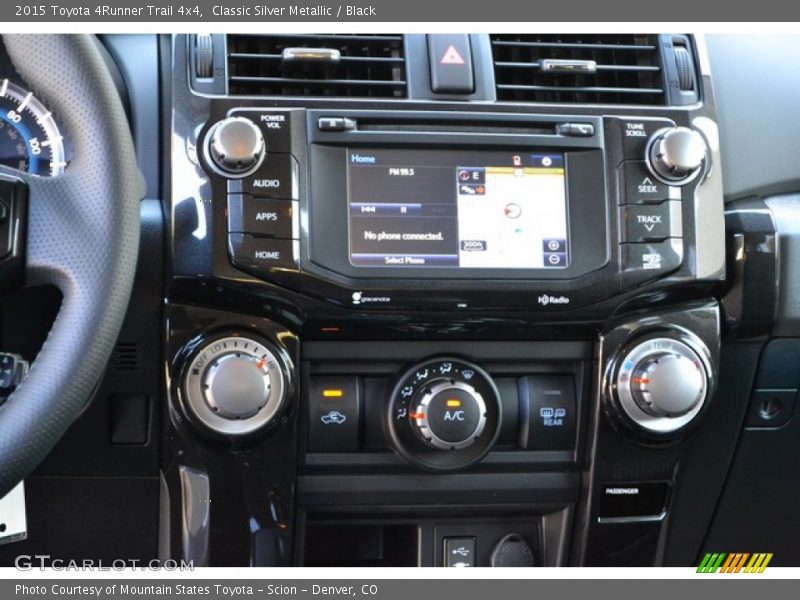 Classic Silver Metallic / Black 2015 Toyota 4Runner Trail 4x4