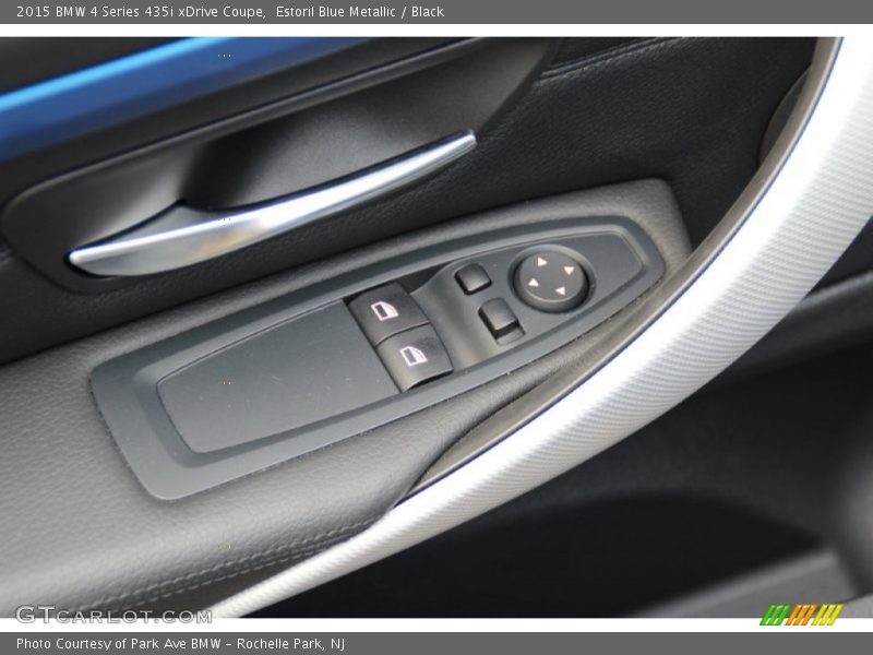 Estoril Blue Metallic / Black 2015 BMW 4 Series 435i xDrive Coupe
