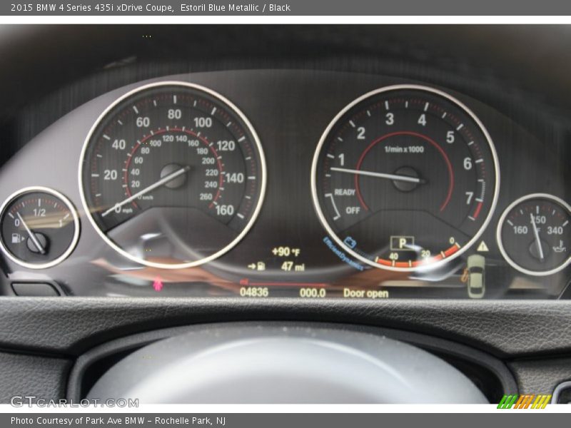  2015 4 Series 435i xDrive Coupe 435i xDrive Coupe Gauges