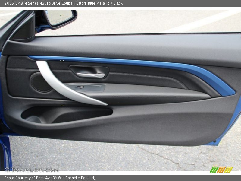 Estoril Blue Metallic / Black 2015 BMW 4 Series 435i xDrive Coupe