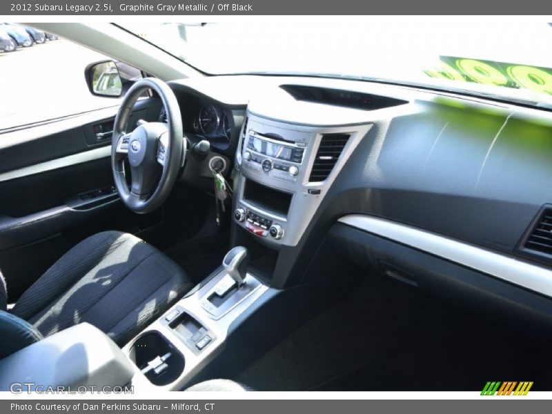 Graphite Gray Metallic / Off Black 2012 Subaru Legacy 2.5i