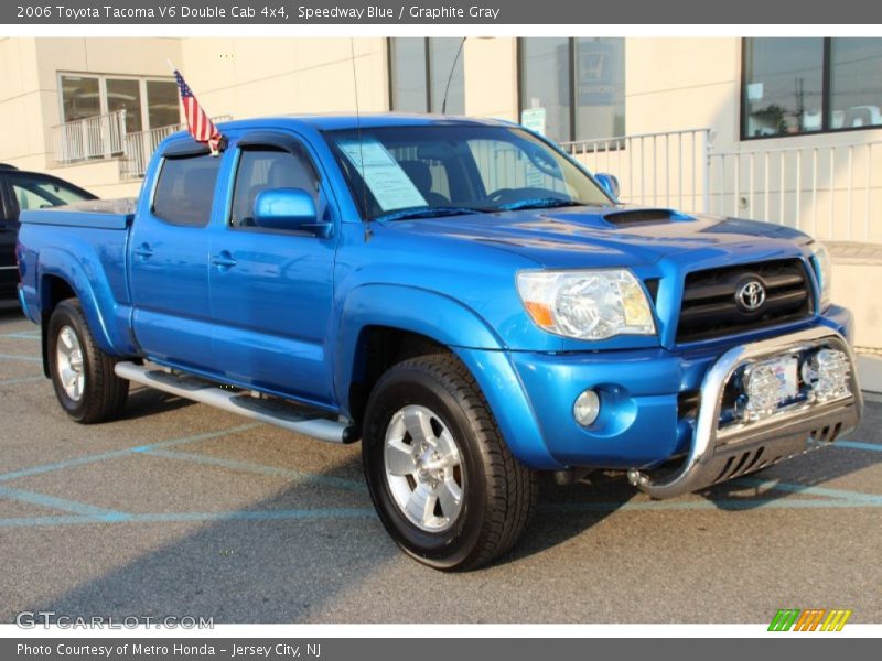 Speedway Blue / Graphite Gray 2006 Toyota Tacoma V6 Double Cab 4x4