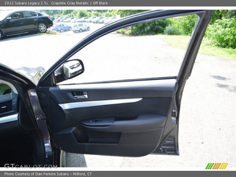 Graphite Gray Metallic / Off Black 2012 Subaru Legacy 2.5i