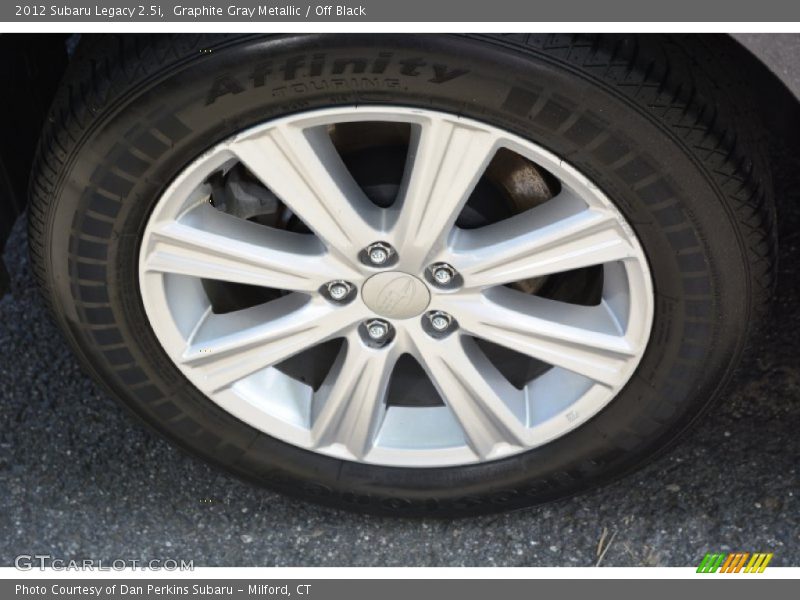 Graphite Gray Metallic / Off Black 2012 Subaru Legacy 2.5i