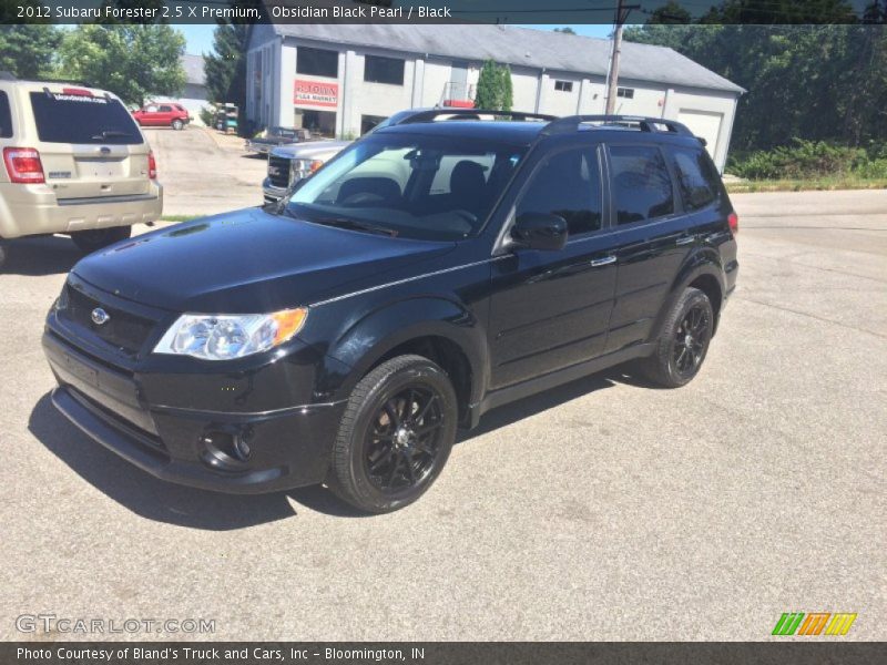 Obsidian Black Pearl / Black 2012 Subaru Forester 2.5 X Premium