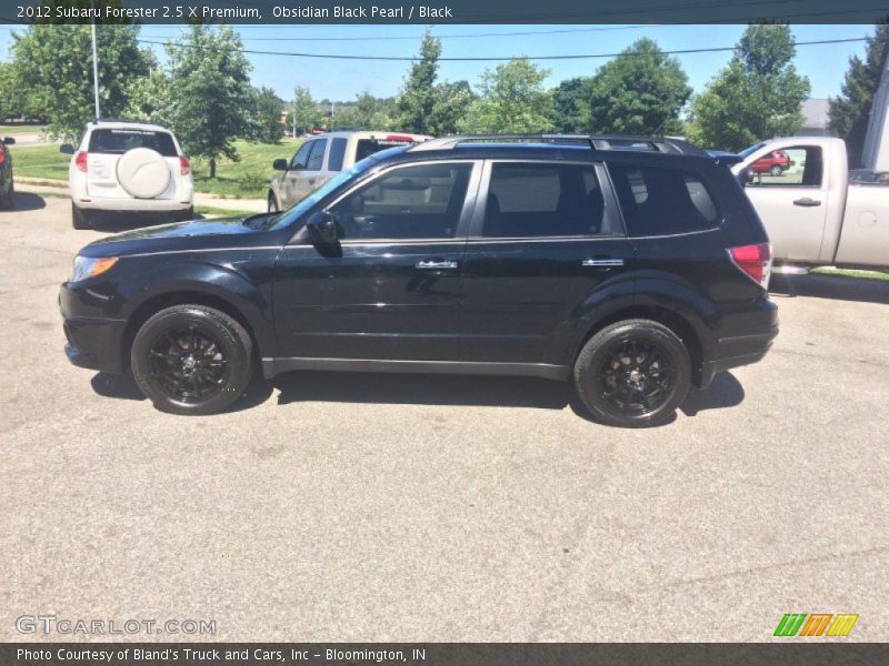 Obsidian Black Pearl / Black 2012 Subaru Forester 2.5 X Premium