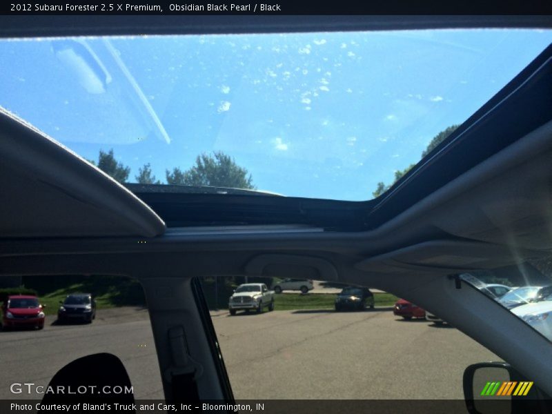 Obsidian Black Pearl / Black 2012 Subaru Forester 2.5 X Premium