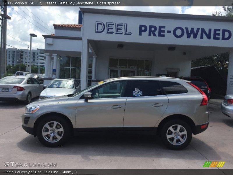 Seashell Metallic / Sandstone Beige/Espresso 2012 Volvo XC60 3.2