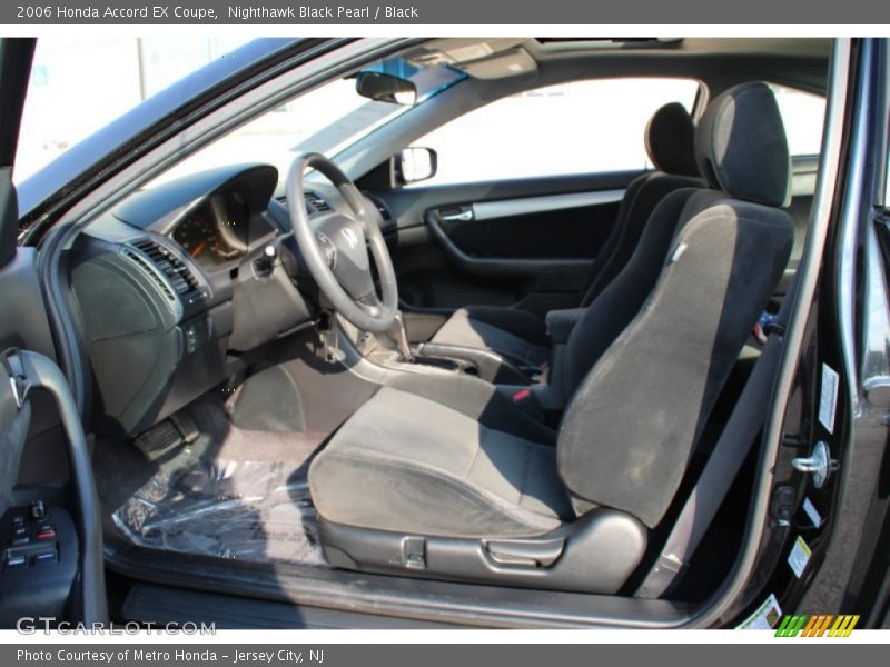 Nighthawk Black Pearl / Black 2006 Honda Accord EX Coupe
