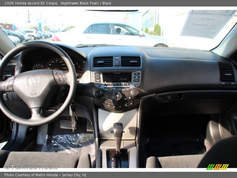 Nighthawk Black Pearl / Black 2006 Honda Accord EX Coupe