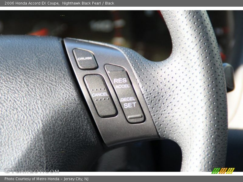Nighthawk Black Pearl / Black 2006 Honda Accord EX Coupe