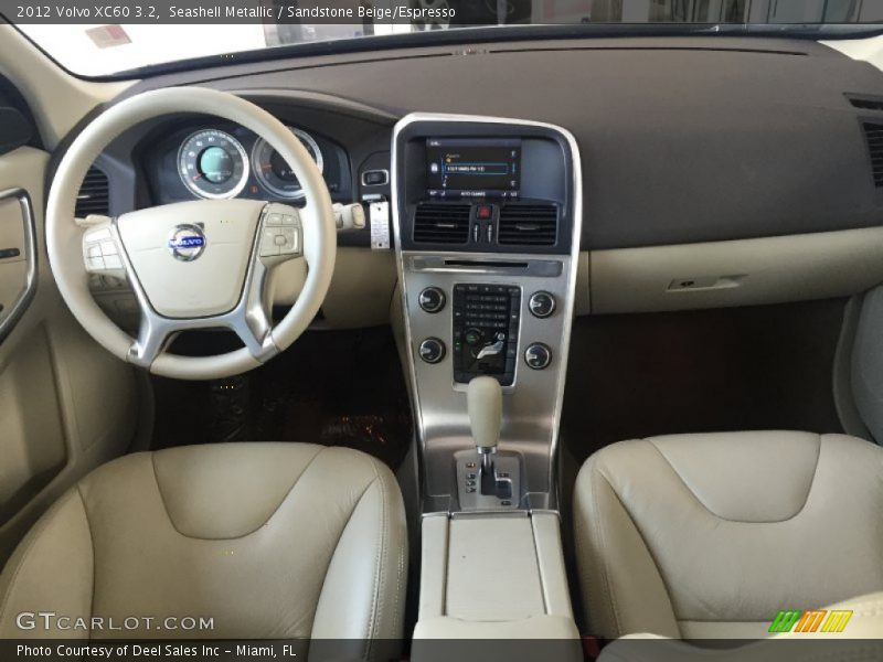 Seashell Metallic / Sandstone Beige/Espresso 2012 Volvo XC60 3.2