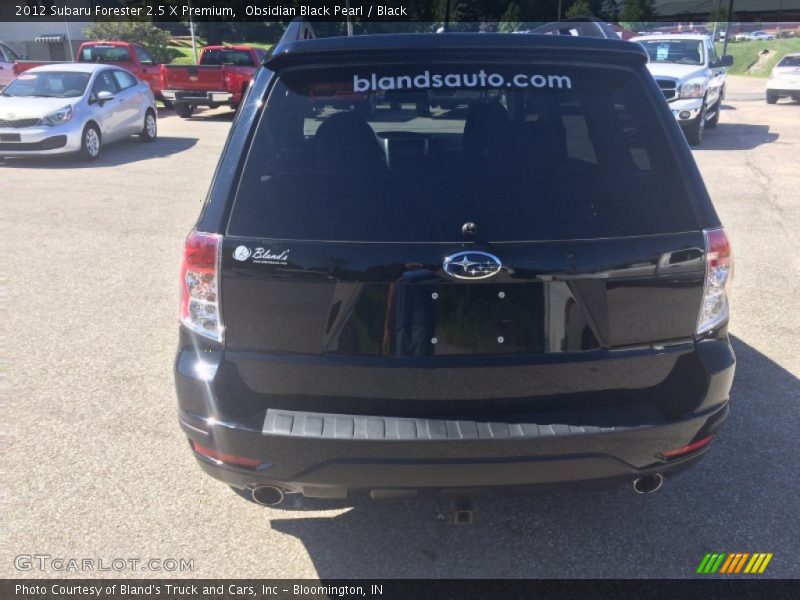 Obsidian Black Pearl / Black 2012 Subaru Forester 2.5 X Premium