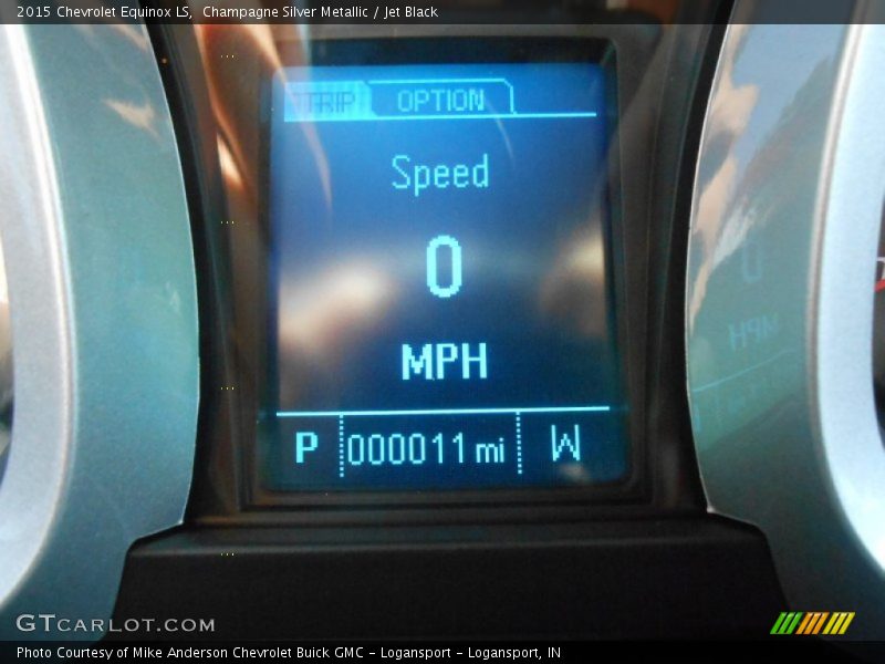 Champagne Silver Metallic / Jet Black 2015 Chevrolet Equinox LS