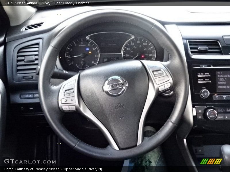 Super Black / Charcoal 2015 Nissan Altima 2.5 SV