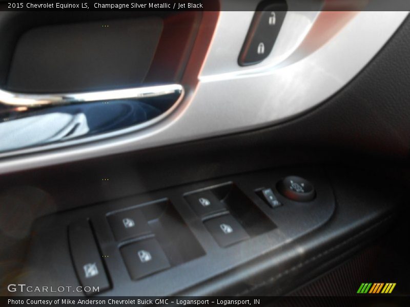 Champagne Silver Metallic / Jet Black 2015 Chevrolet Equinox LS