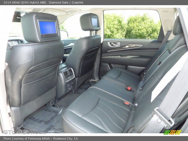 Diamond Slate / Graphite 2014 Infiniti QX60 Hybrid AWD