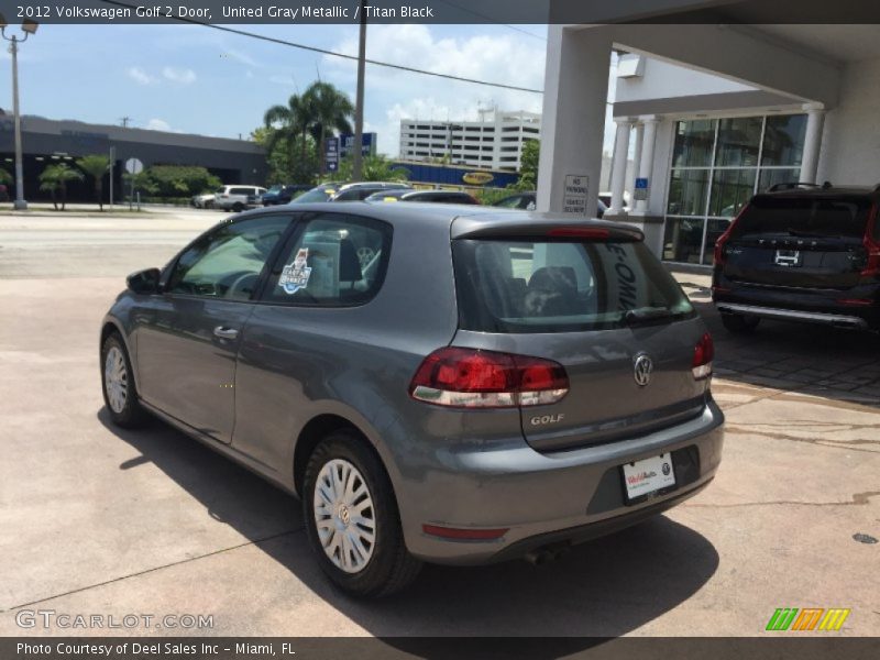 United Gray Metallic / Titan Black 2012 Volkswagen Golf 2 Door