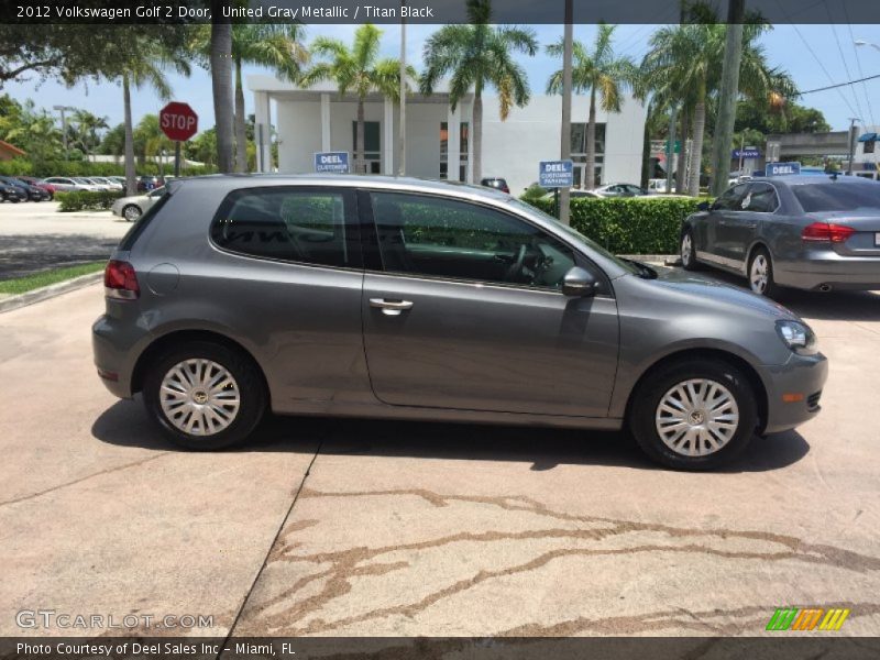 United Gray Metallic / Titan Black 2012 Volkswagen Golf 2 Door