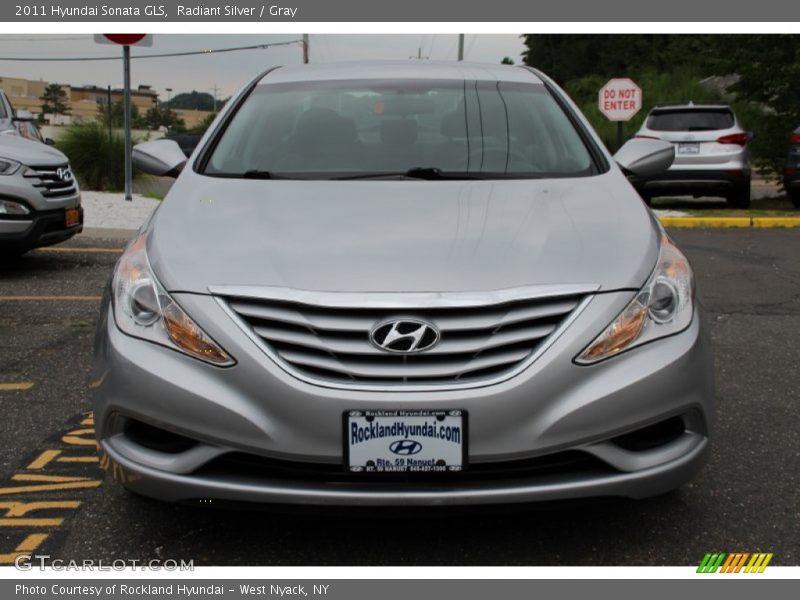 Radiant Silver / Gray 2011 Hyundai Sonata GLS