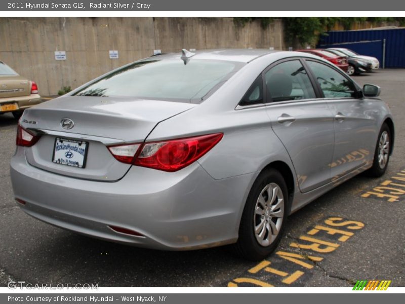 Radiant Silver / Gray 2011 Hyundai Sonata GLS