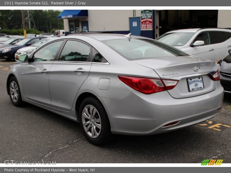 Radiant Silver / Gray 2011 Hyundai Sonata GLS