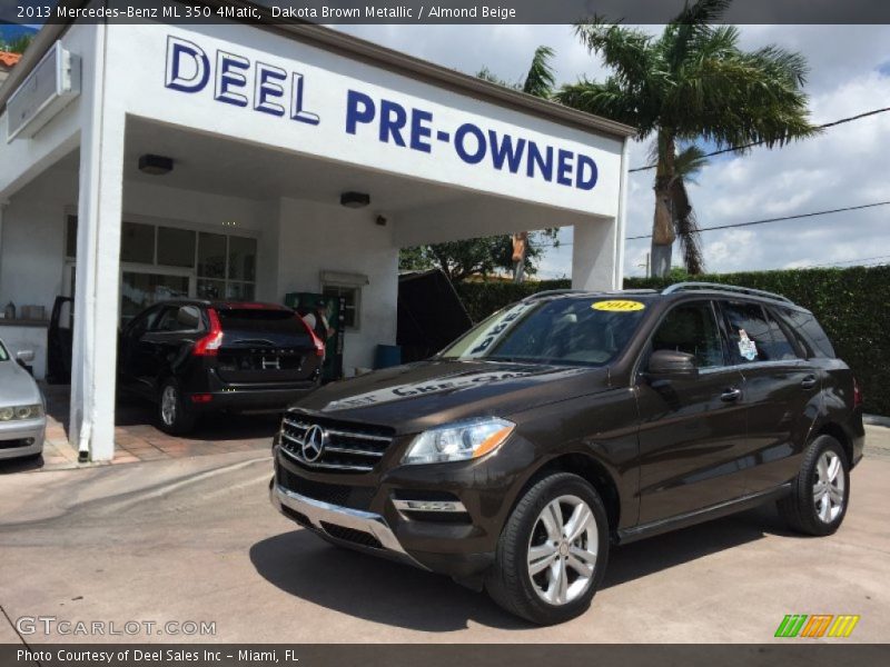 Dakota Brown Metallic / Almond Beige 2013 Mercedes-Benz ML 350 4Matic