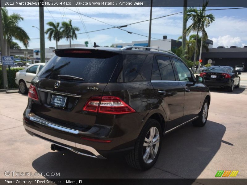 Dakota Brown Metallic / Almond Beige 2013 Mercedes-Benz ML 350 4Matic