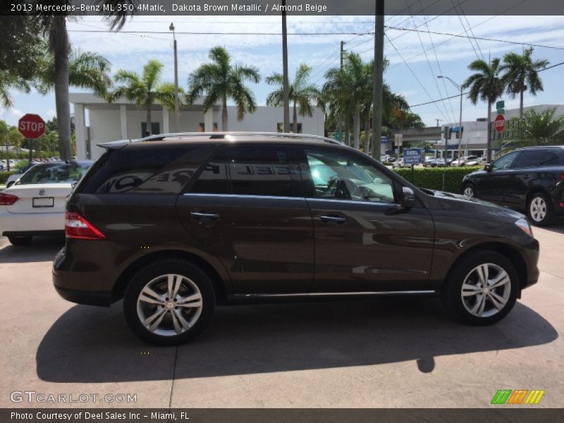 Dakota Brown Metallic / Almond Beige 2013 Mercedes-Benz ML 350 4Matic