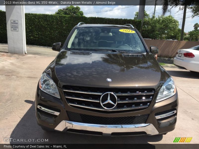 Dakota Brown Metallic / Almond Beige 2013 Mercedes-Benz ML 350 4Matic