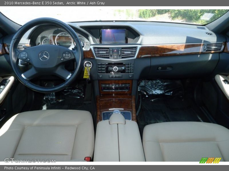 Arctic White / Ash Gray 2010 Mercedes-Benz E 350 Sedan