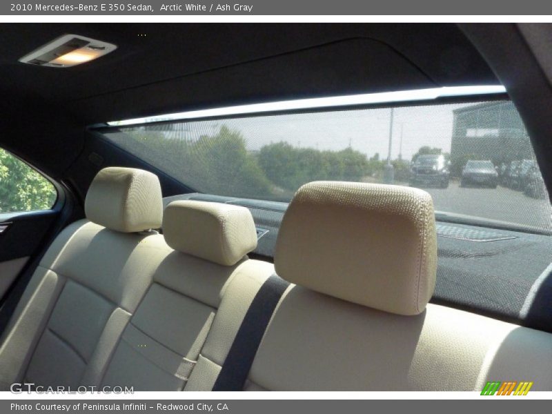 Arctic White / Ash Gray 2010 Mercedes-Benz E 350 Sedan